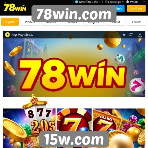 Variedade de jogos disponíveis no 78win.com